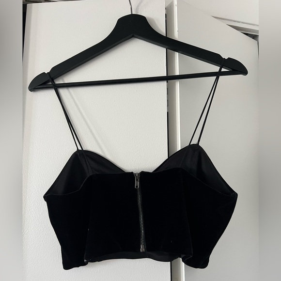 Corset suede crop top/ bralette - Picture 4 of 8